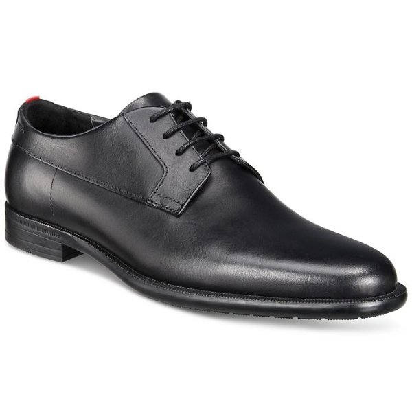 HUGO Men's Kyron Plain Leather Derby Dress Shoe