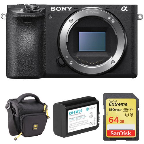 Sony a6500 Mirrorless Body with Free Accessory Kit