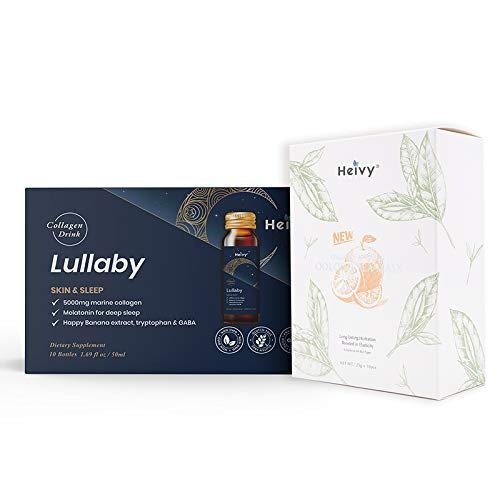Collagen Boosting New Oolong Tea Mask, Long-lasting Hydration Face Mask, Collagen Sheet Mask That Boost Your Skin Elasticity (Lullaby Set)