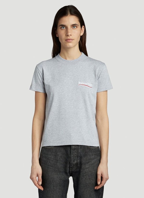 Logo Slim-Fit T-Shirt in Grey