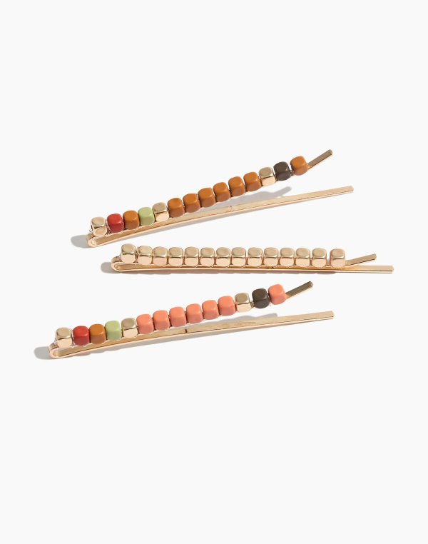 Two-Pack Beaded Hair Pins