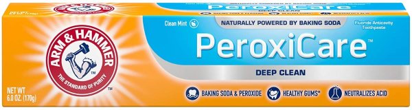 Arm & Hammer PeroxiCare Deep Clean Toothpaste, 6 oz.