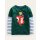 Logo Mock Sleeve T-shirt - Amazon Green Squirrel | Boden US