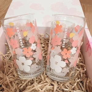 Starbucks  2019樱花限定 玻璃杯  384ml