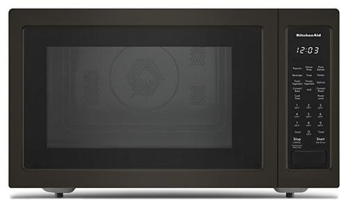 21 3/4" Countertop Convection Microwave Oven with PrintShield™ Finish - 1000 Watt Black Stainless Steel with PrintShield™ Finish KMCC5015GBS | KitchenAid
