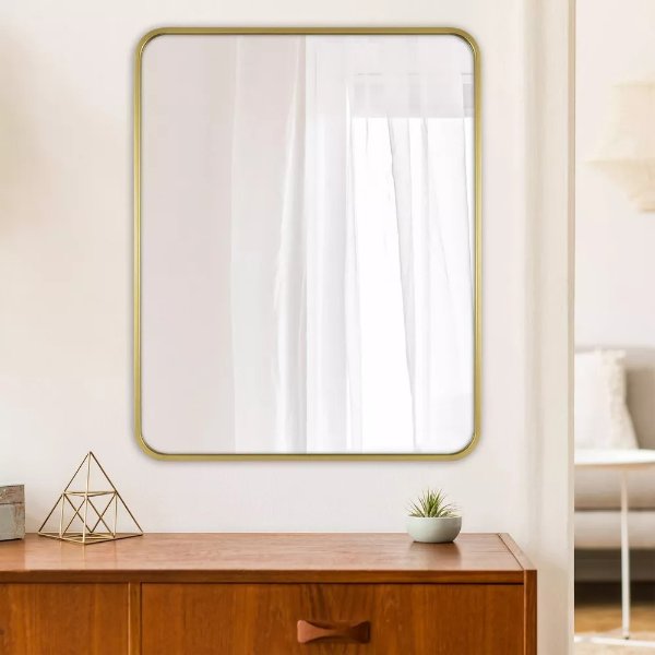 24" x 30" Rectangular Decorative Wall Mirror with Rounded Corners - Project 62™