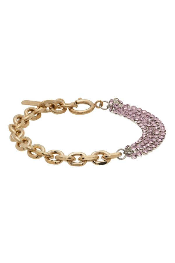 SSENSE Exclusive Gold & Purple Shanon Bracelet