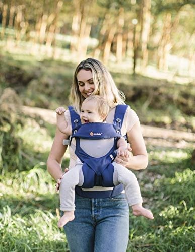 Carrier, 360 All Carry Positions Baby Carrier with Cool Air Mesh, French Blue