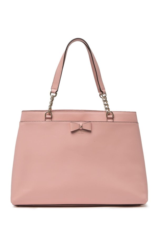 maryanne leather tote bag