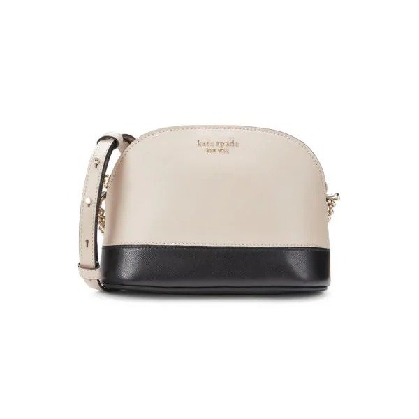 Small Spencer Dome Leather Crossbody Bag