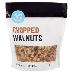 Happy Belly California Walnuts, Halves and Pieces, 16 Ounce
