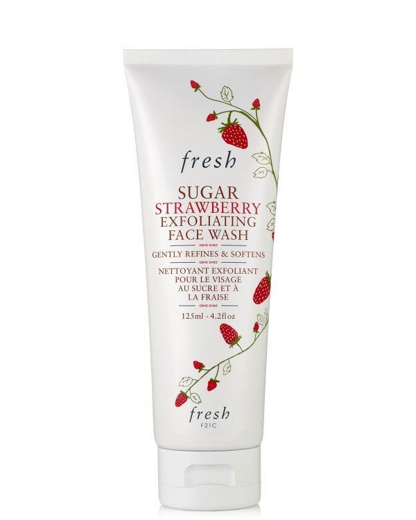 Sugar Strawberry Exfoliating Face Wash, 4.2 oz./ 125 mL