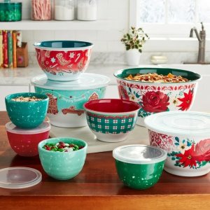 The Pioneer Woman Melamine Mixing Bowl Set with Lids