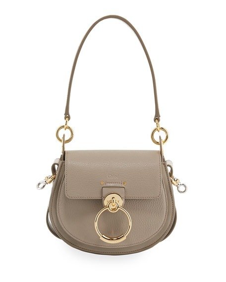 Tess Small Grained Leather Crossbody Bag