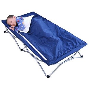 Regalo My Cot Deluxe with Sleeping Bag, Blue
