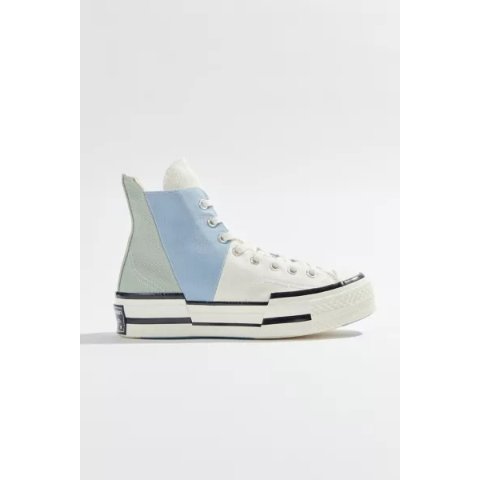 Converse拼色帆布鞋