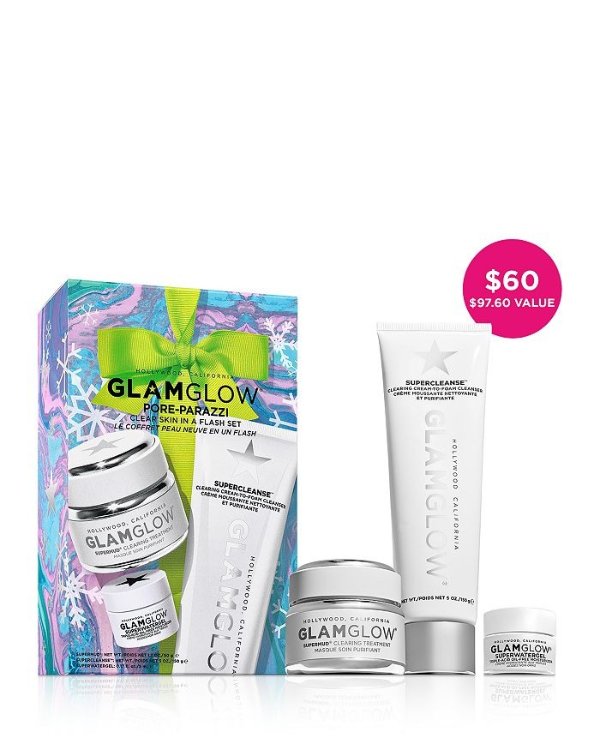 GLAMGLOW Pore-Parazzi Clear Skin in a Flash Gift Set ($102 value)