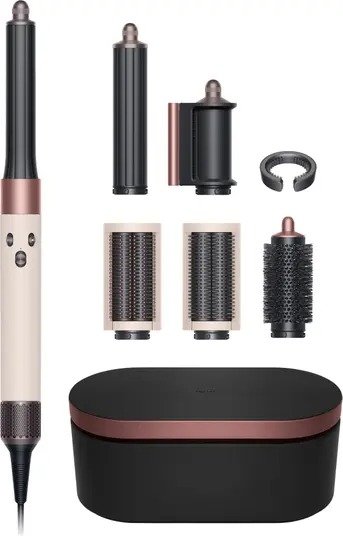 Limited Edition Ceramic Pink & Rose Gold Airwrap™ Multi-Styler Complete Long with Onyx & Rose Presentation Case
