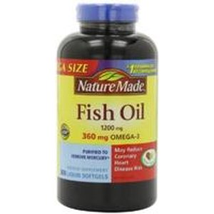 Nature Made Fish Oil Omega-3 300mg, 90 Softgels
