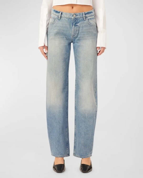 Ilia Barrel Low-Rise Relaxed Vintage Jeans