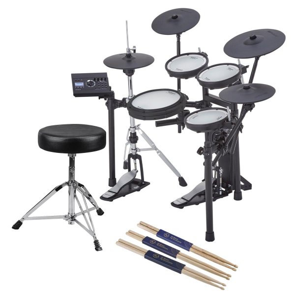 TD-17KVX Generation 2 V-Drums Electronic Drum Set with Throne