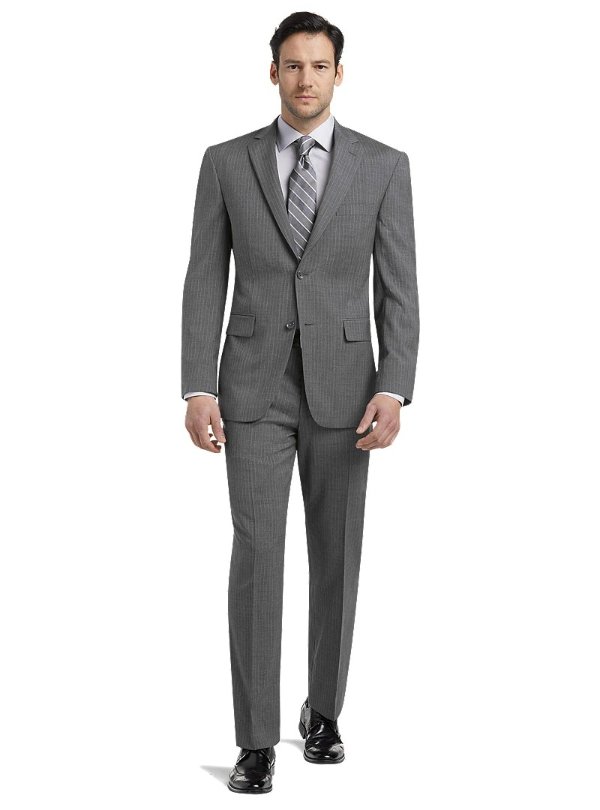 Signature Collection Tailored Fit Pinstripe Suit CLEARANCE - All Clearance | Jos A Bank