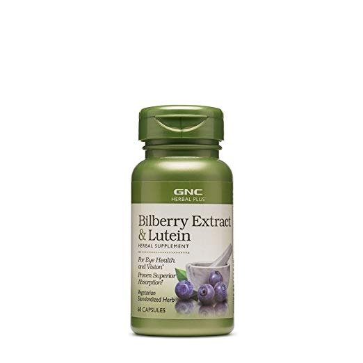 Herbal Plus Bilberry Extract Lutein for Eye Vision Health