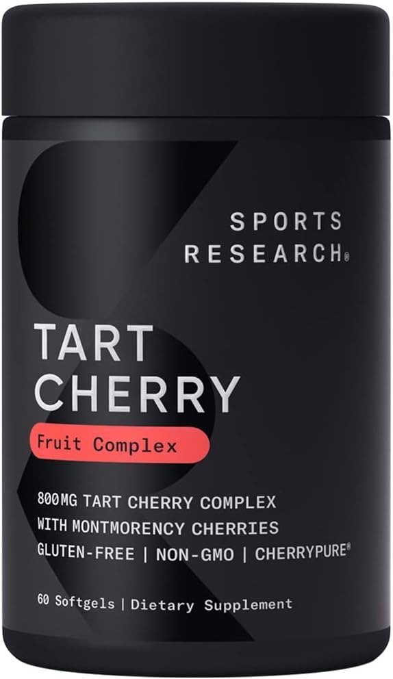 Tart Cherry Concentrate - Made from Montmorency Tart Cherries - Non-GMO & Gluten Free (60 Liquid Softgels)