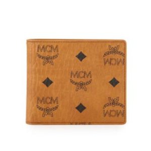 MCM Heritage Coated Wallet, Cognac @ Neiman Marcus