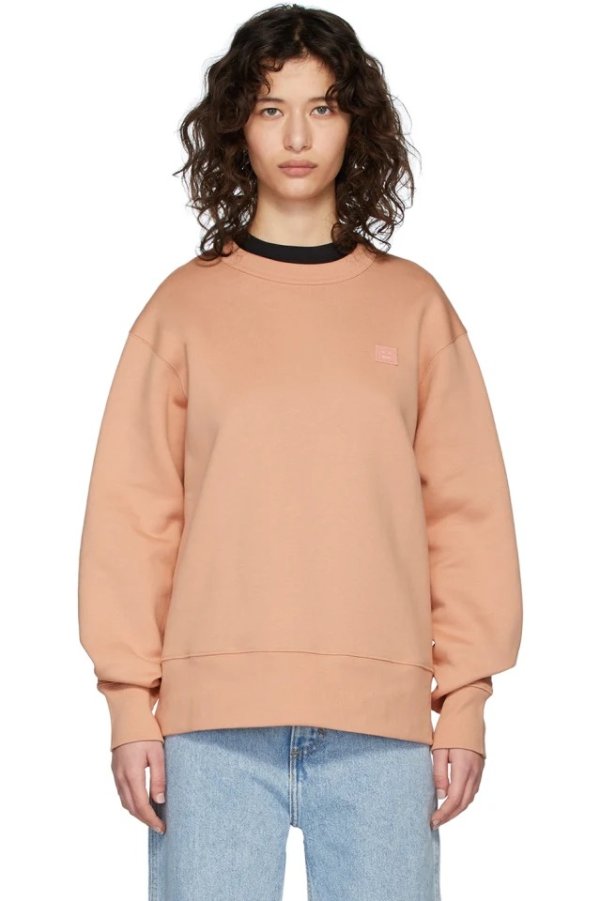 Pink Fairview Patch Sweatshirt
