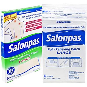 Salonpas Pain Relieving Patch Large, 6 Count @ Amazon.com