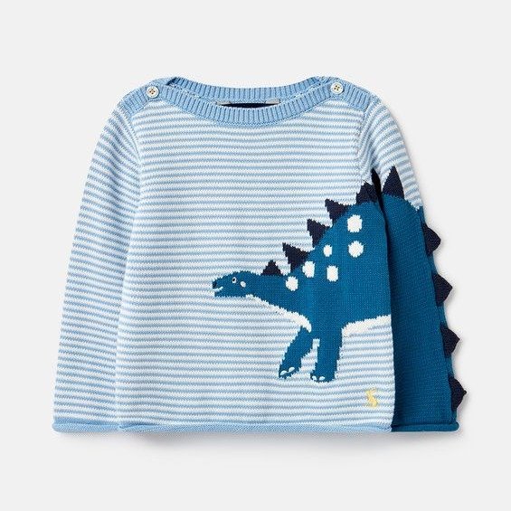 Barney Knitted Dinosaur Sweater Up To 1 Month - 24 Months