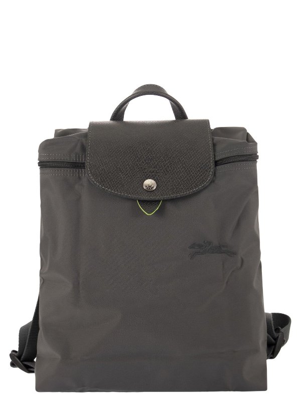 Le Pliage Logo Embossed Zipped Backpack