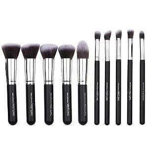 Nestling® Makeup Brushes Premium Cosmetics Brush Set Synthetic Kabuki Makeup Brush, Foundation, Blending Blush, Eyeliner, Face Powder Brush Kit