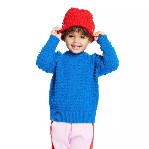 Toddler Textured Sweater - LEGO® Collection x Target Blue