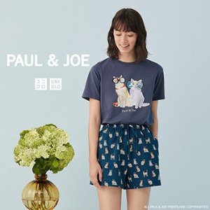 Uniqlo联名 X Paul & Joe合作款服饰 可爱花花和猫咪 满满的少女心