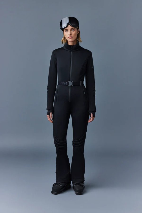 SHAWNA Techno fleece ski suit with articulated sleeves and knees