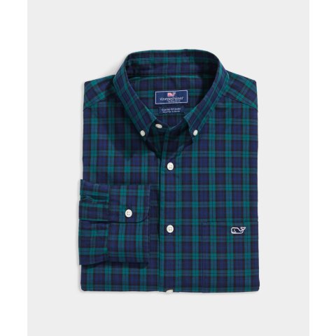 Vineyard VinesStretch Cotton Blackwatch Shirt