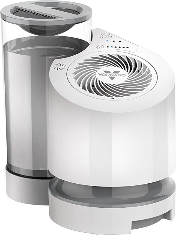 EV100 Evaporative Whole Room Humidifier with SimpleTank, 1 Gallon Capacity, White