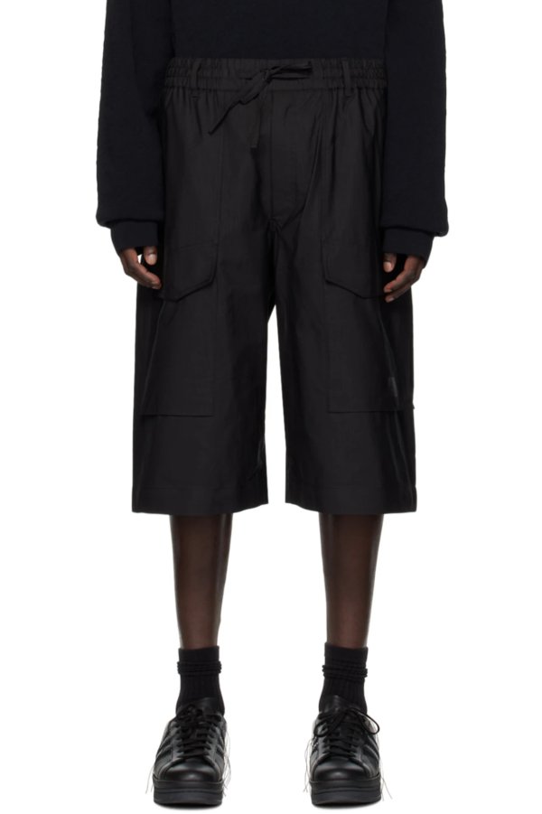 Black Workwear Shorts