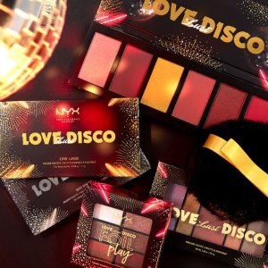 比黑五低：NYX官网 全场美妆热卖 收超新Love Disco眼影盘