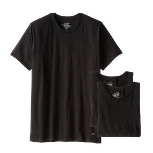  Klein男士经典圆领短袖T恤3件装(大码)