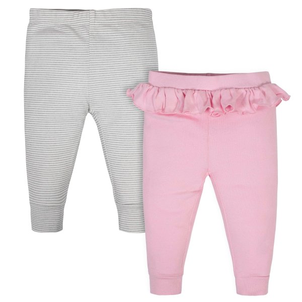 ® 2-Pack Baby Girls Princess Pants