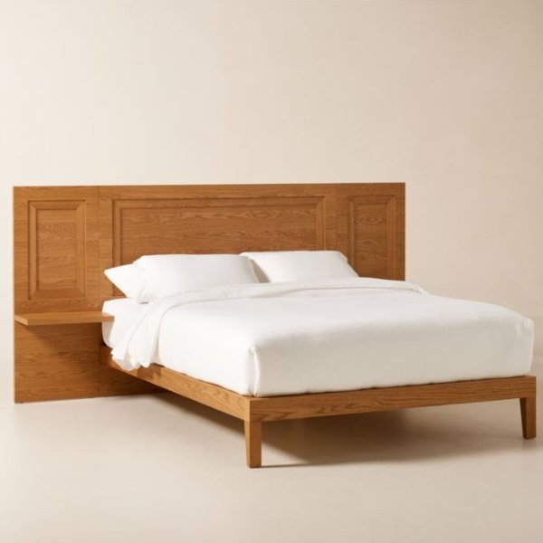Crofton Wood Queen Bed with Nightstands