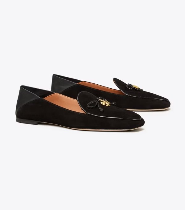 TORY CHARM MIXED-MATERIALS LOAFER