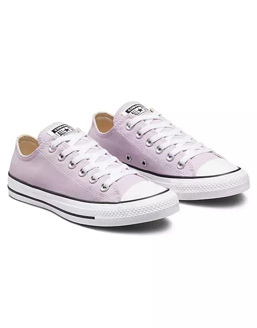 Chuck Taylor All Star Ox canvas sneakers in pale amethyst