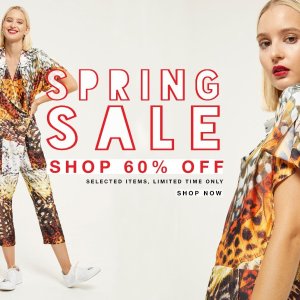 site wide + 60% Off Spring Sale @ OwnTheLook.com