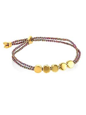 - Linear Bead Friendship Bracelet/Rainbow