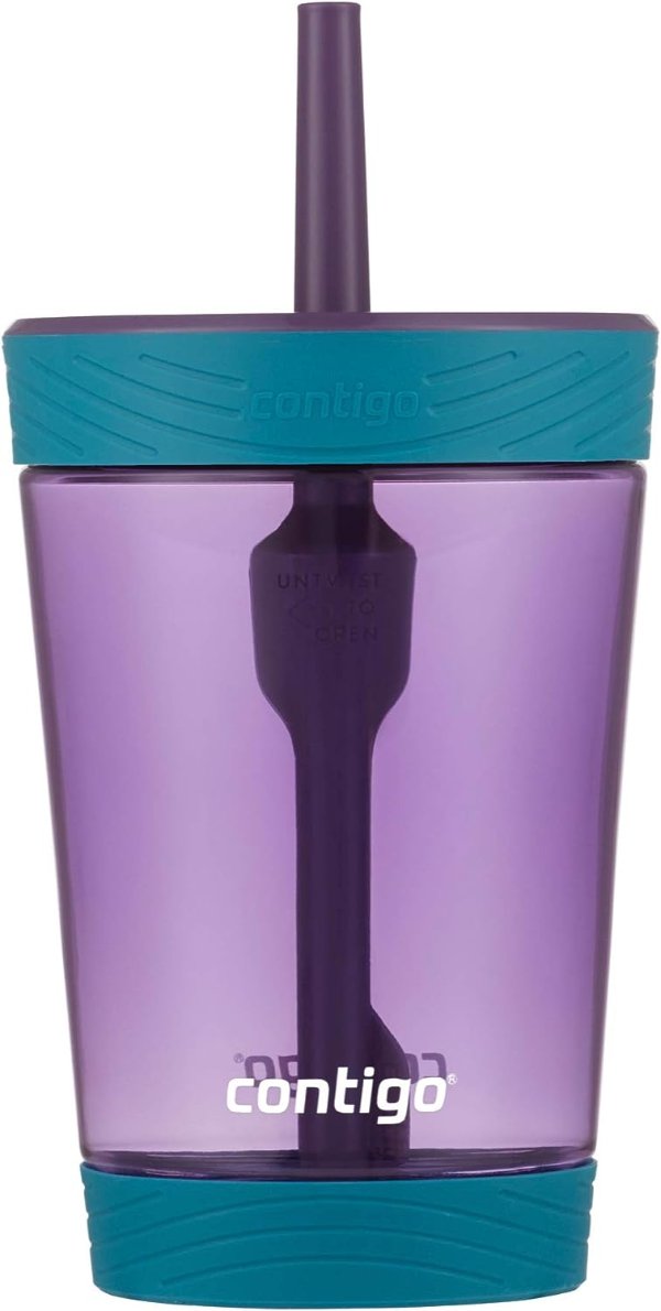 Kids Spill-Proof 14oz Tumbler with Straw and BPA-Free Plastic