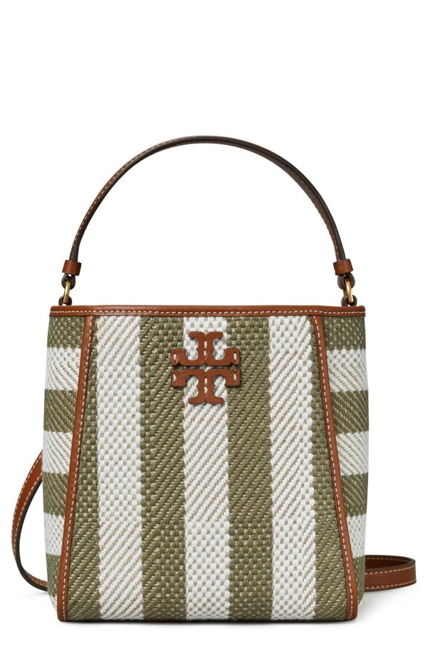 McGraw Small Stripe Bucket Bag